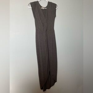 Rolla Coster Twist Waist Gray Heather Dress M